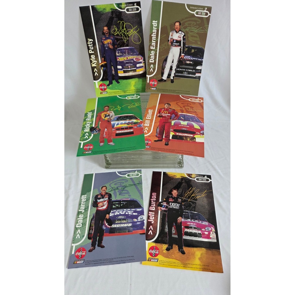Vintage 1999 Coca-Cola NASCAR Collector Cards